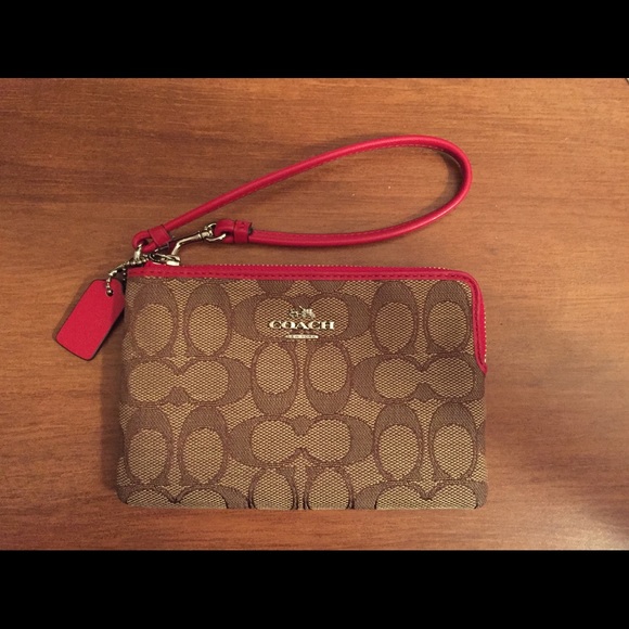 Coach Handbags - NWOT Coach Monogrammed Wristlet